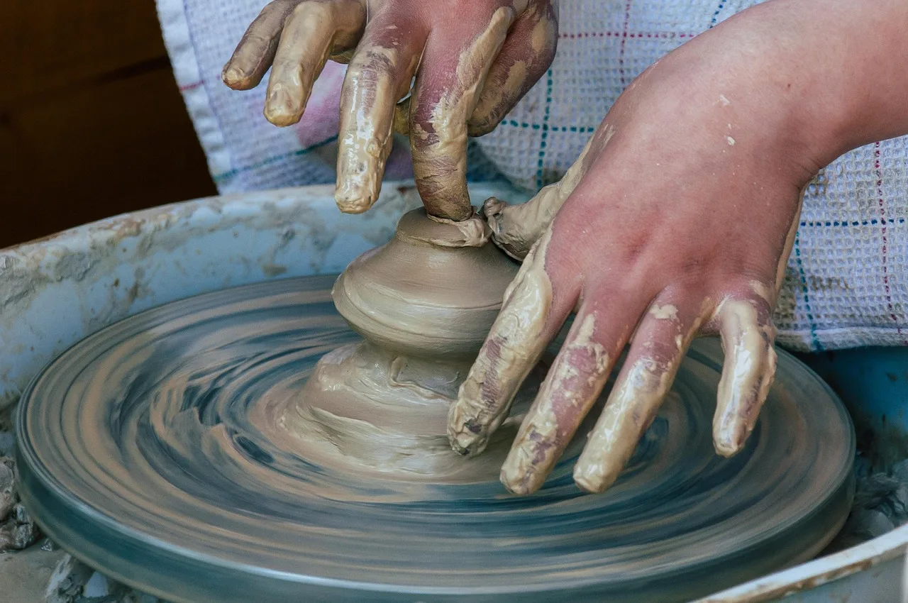 pottery, craft, hobby, creative, potter's wheel, hands, child. Are Canadian craft workshop fees GST/HST taxable?