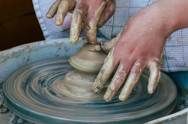 pottery, craft, hobby, creative, potter's wheel, hands, child. Are Canadian craft workshop fees GST/HST taxable?