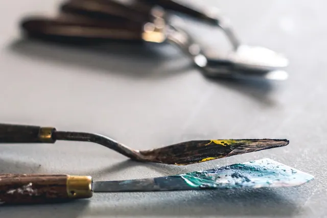 palette knife, art, hobby, paint, painting, artistic, creative, studio, creativity, acrylic, fine art, creation, art school, artist, knife, painter, palette knife, palette knife, p